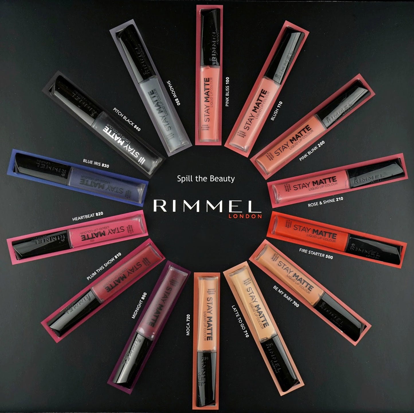 Rimmel Stay Matte Lipstick Collection, Stay Bold