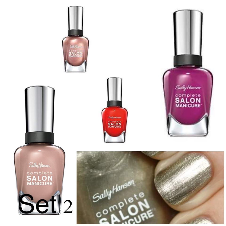 Sally Hensen Lacquer Nail Polish Set of 5 - two options available