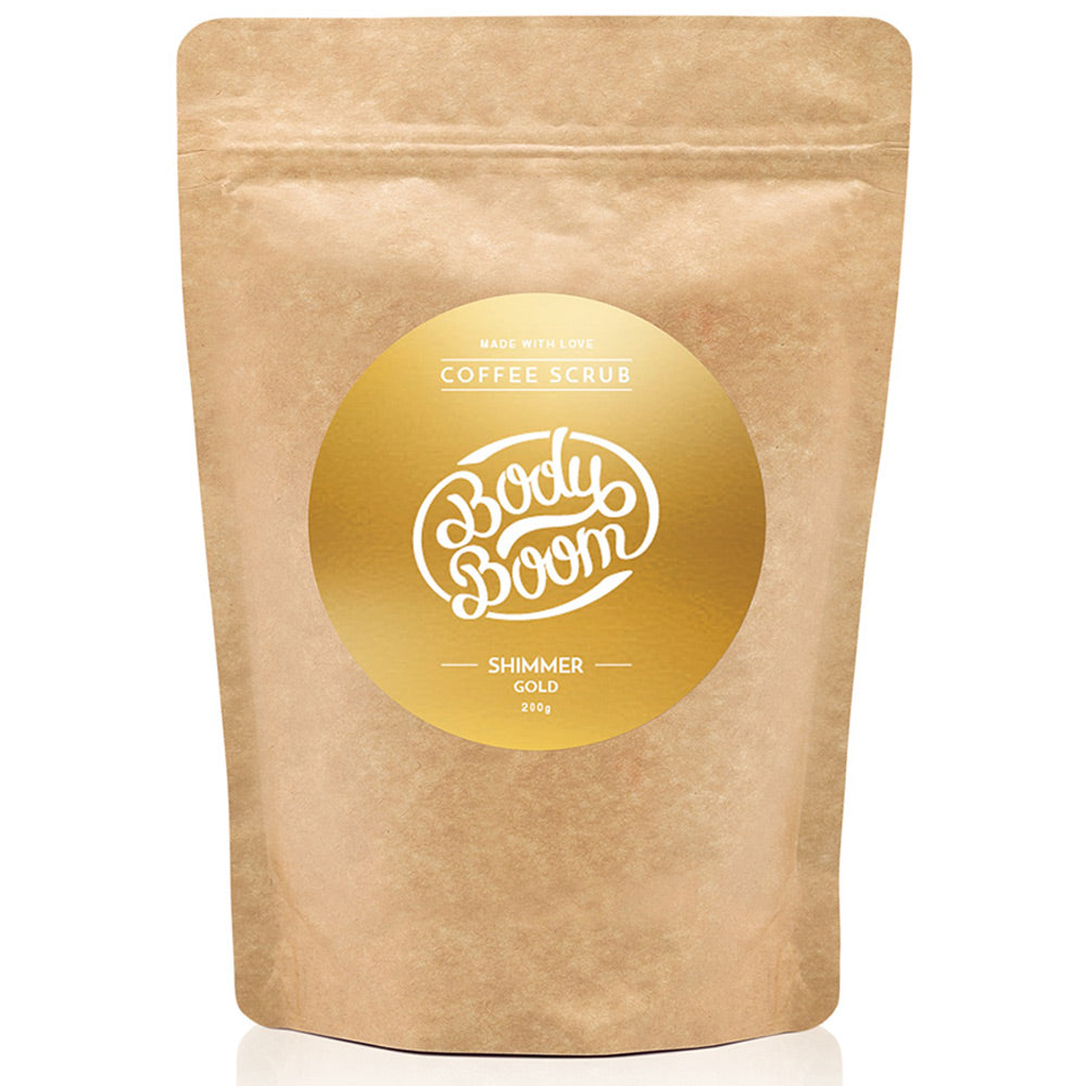 BODYBOOM Shimmer Face And Body Coffee Scrub