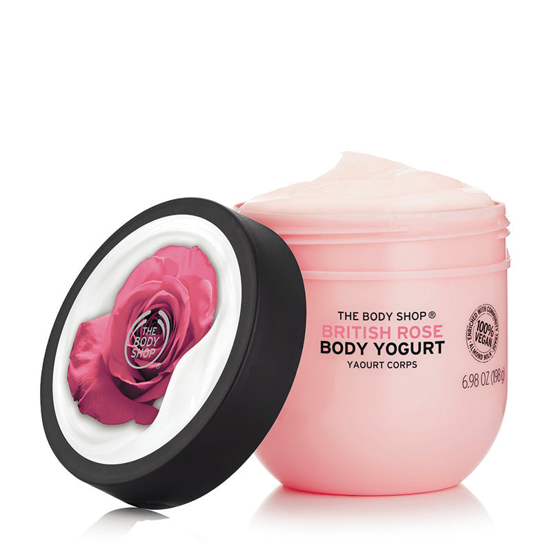 The Body Shop Almond Milk & British Rose Body Yogurt Duo