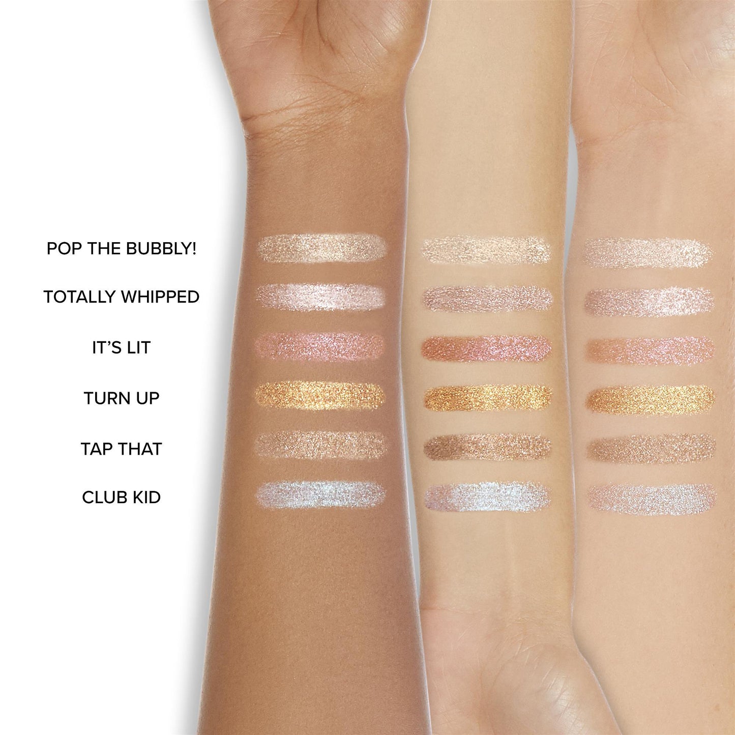 Too Faced Crystal Whips Shimmering Liquid Eye Shadow