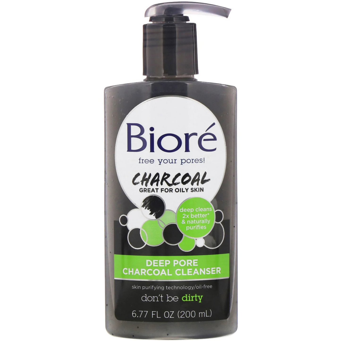 BIORÉ® DEEP PORE CHARCOAL CLEANSER -  Don't Be Dirty