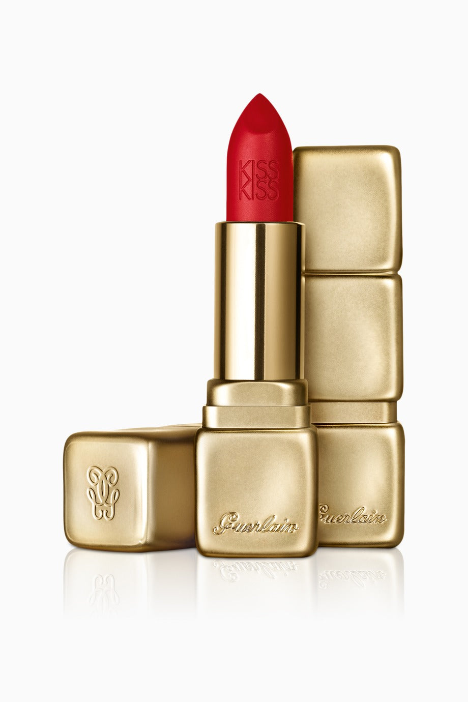 Guerlain KissKiss Matte Lipstick  Chili Red