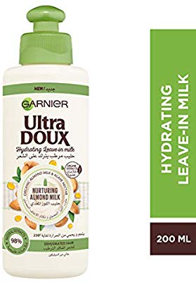 Garnier Ultra Doux Hydrating Leave in Milk with nurturing almond milk