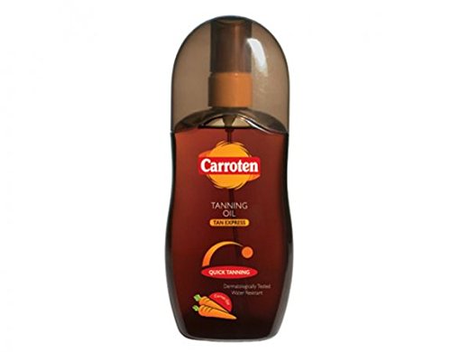 Carroten sunstations exotic tanning oil. spf 15 with exotic flowers frageance