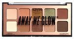 NYX AWAY WE GLOW Hooked On Glow EYE SHADOW PALETTE