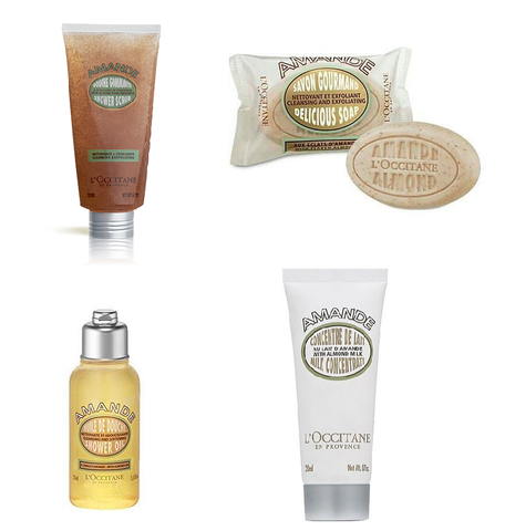 Amande L'Occitane travel set