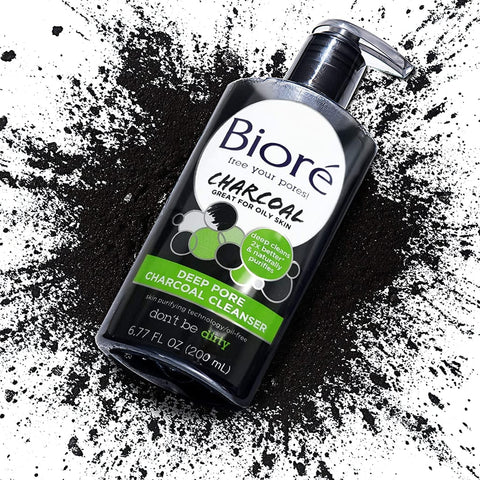 BIORÉ® DEEP PORE CHARCOAL CLEANSER -  Don't Be Dirty
