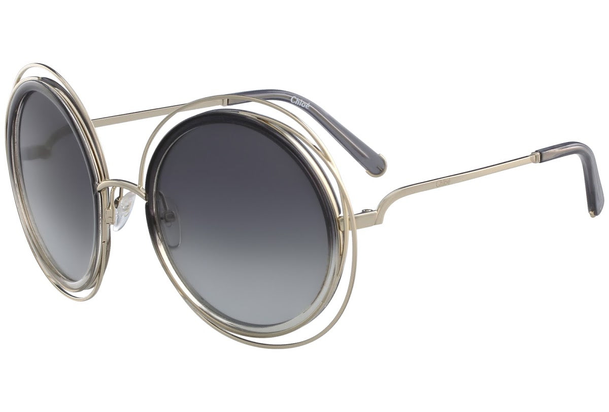 Women Chloe Sunglasses- CHLOÉ CE120S C58774 GOLD/GRADIENT GREY