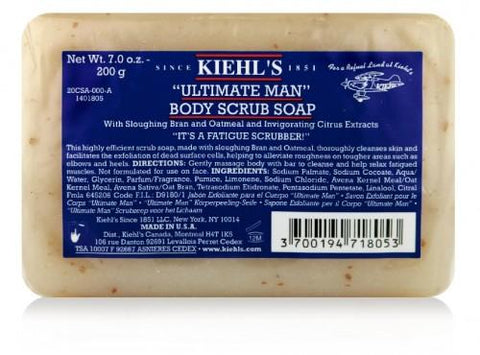 Kiehl’s ultimate man body scrub soap