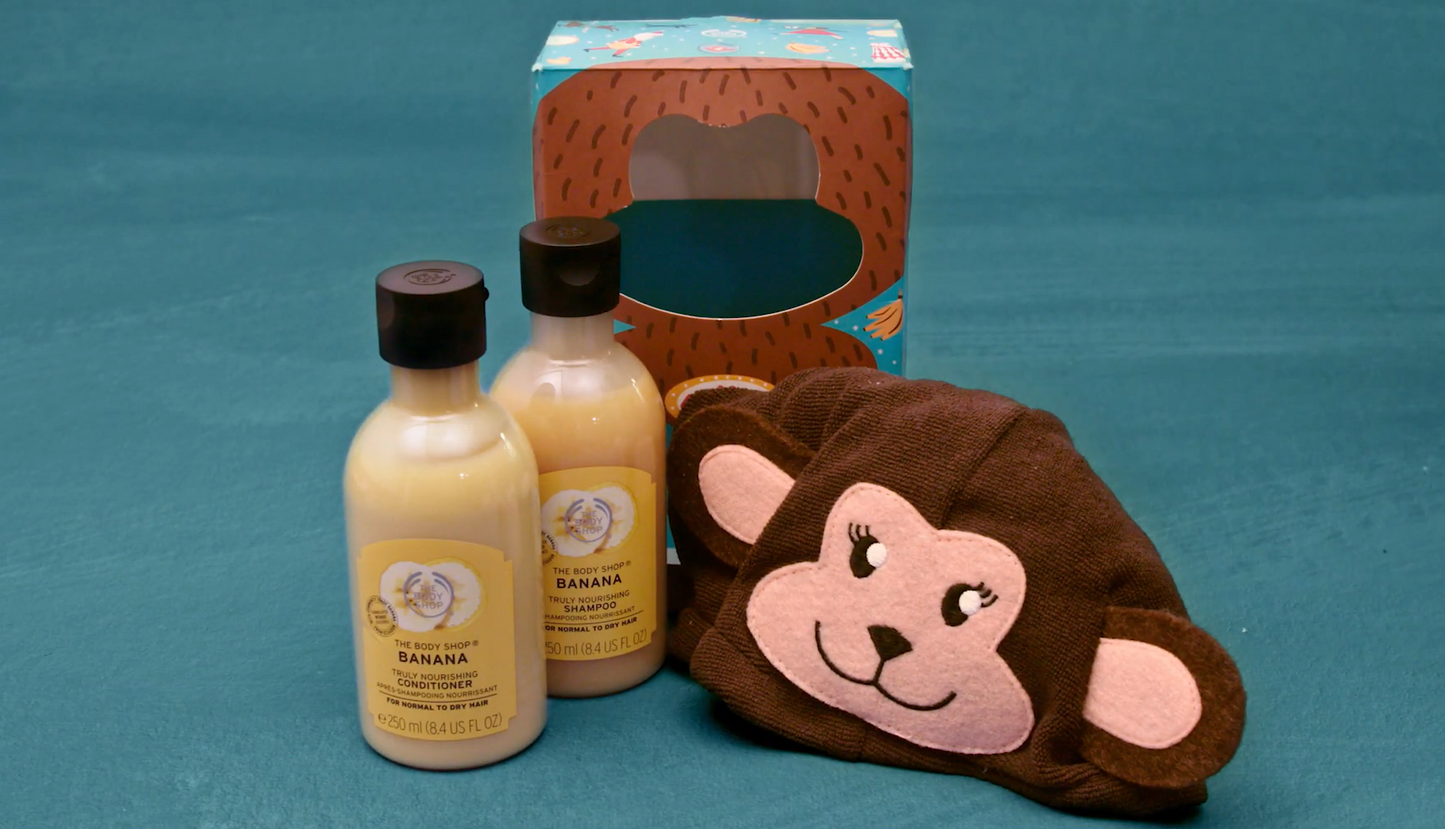 The Body Shop Go Bananas! Truly Nourishing Hair Kit