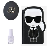 Karl Lagerfeld Set (Passport holder and Pin) with free gifts