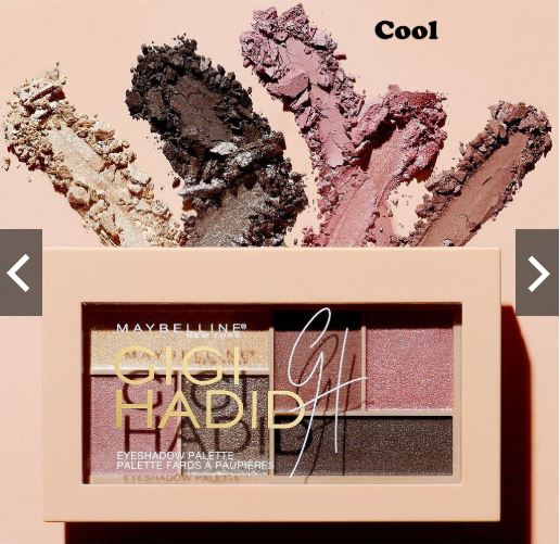 Maybelline X Gigi Hadid Eye Shadow Palette - Cool