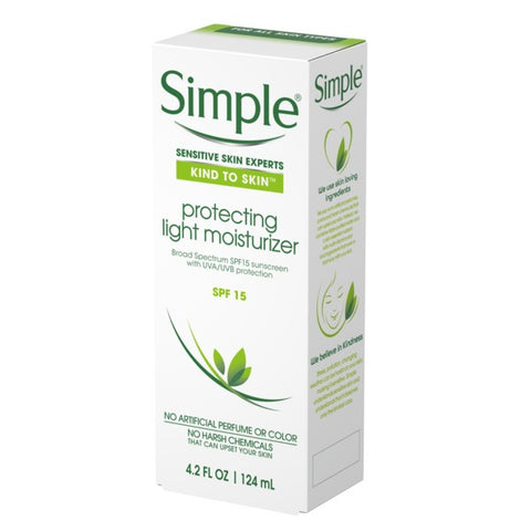 Simple Facial Moisturizer Hydrating Moist Spf 15