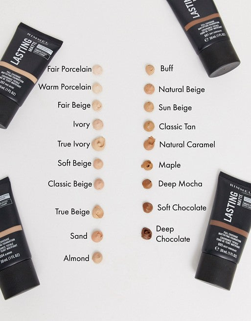 Rimmel Lasting Matte Full Coverage Mattifying Foundation