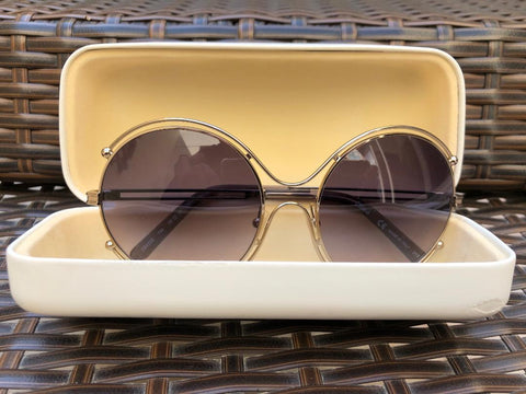 Women Chloe Sunglasses- CHLOÉ CE120S C58774 GOLD/GRADIENT GREY